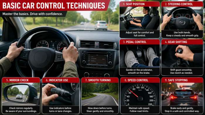 Basic Car Control Techniques Every Driver Must Know